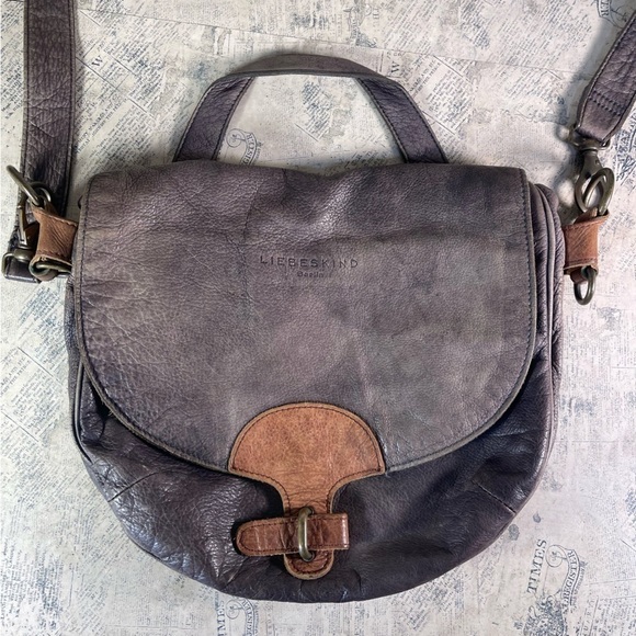Liebeskind crossbody/messenger leather bag - Picture 3 of 16